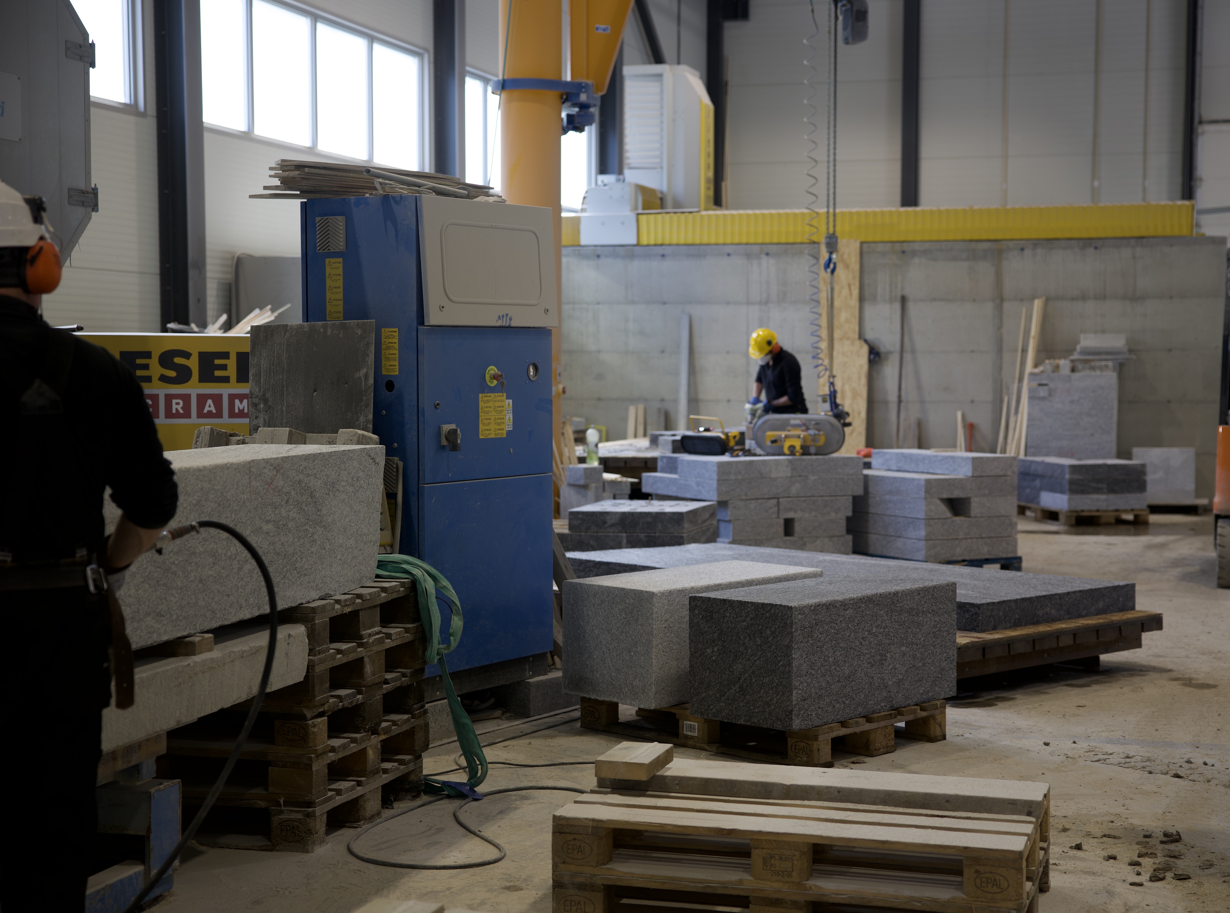 Støvrenseanlegg for Granitt